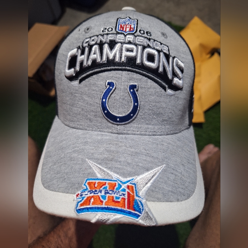 Reebok Vintage Indianapolis Colts 2006 Superbowl Champs Adjustable Cap